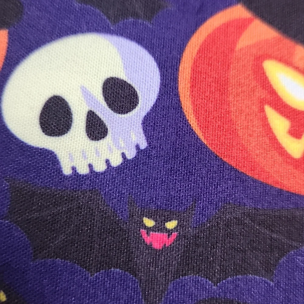 Halloween Skull and Pumpkin Pet Bandana